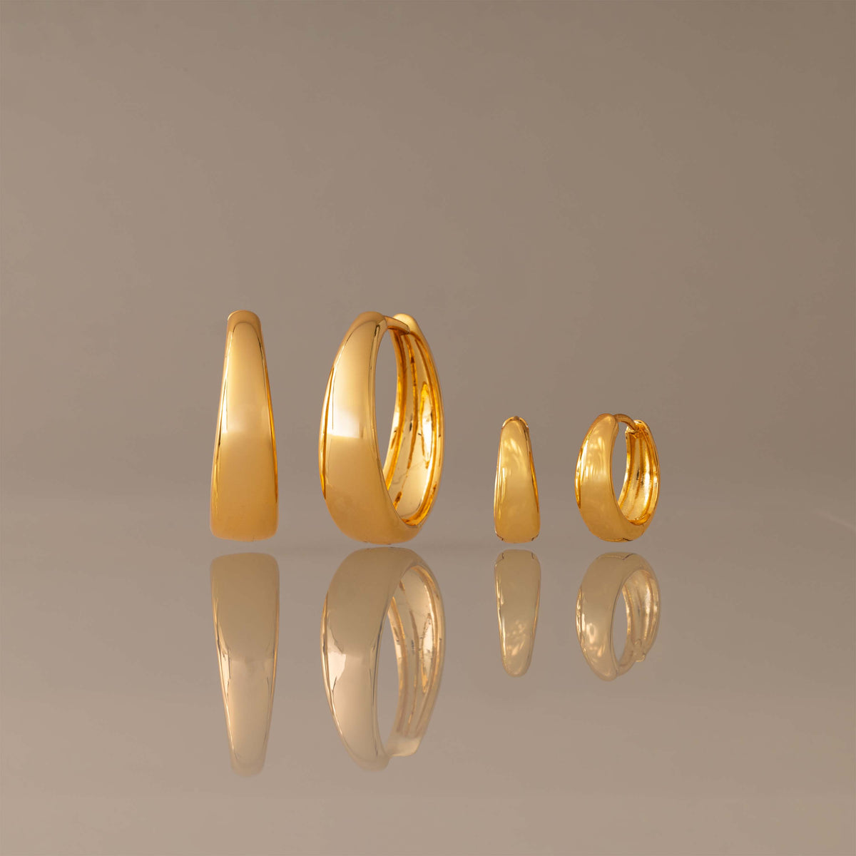 Bold Sculpted Hoops