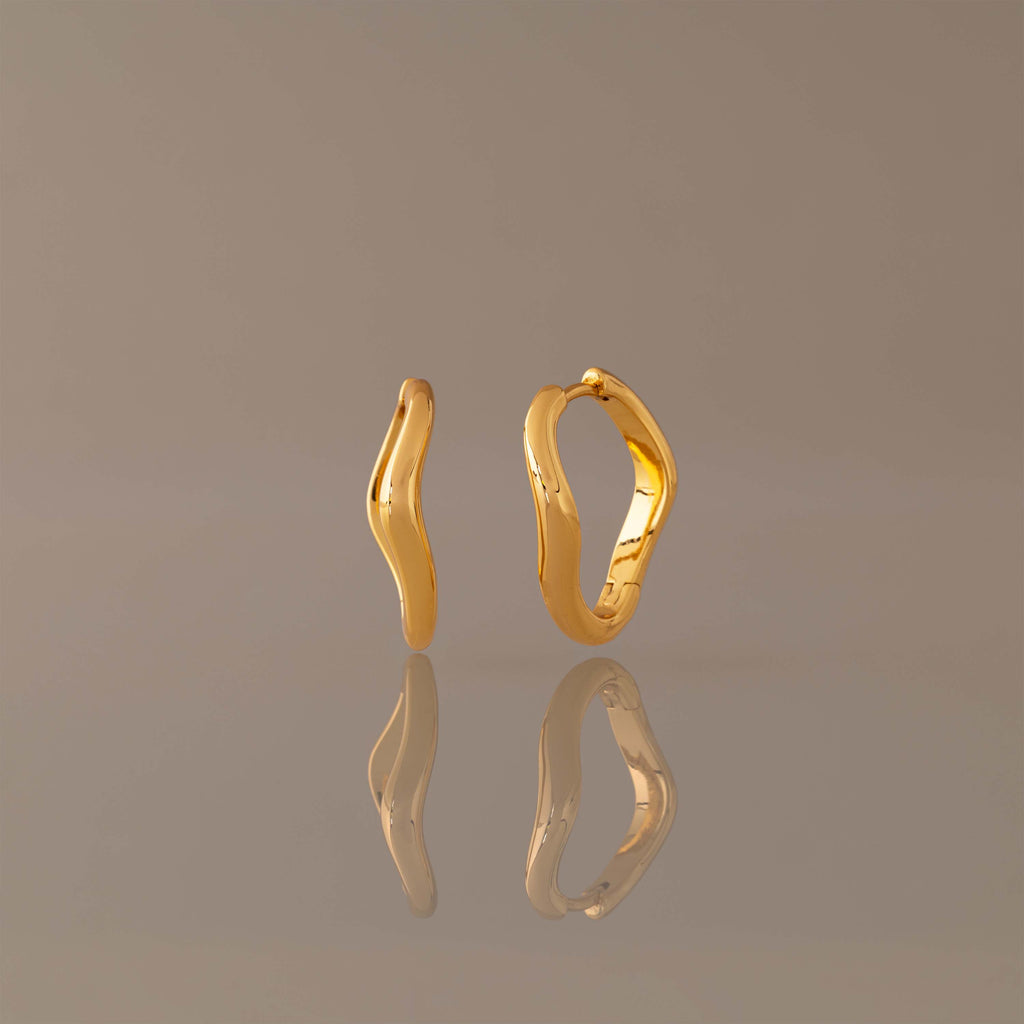 Organic Wave Earrings