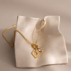 Art Deco Halo Charm in 18K Gold