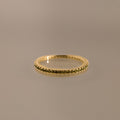 Bague avec pierre de naissance éternité 