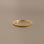 Bague avec pierre de naissance éternité 