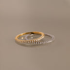 Bague avec pierre de naissance éternité 