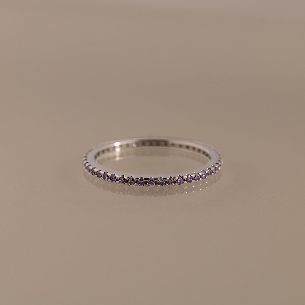 Eternity Amethyst Ring