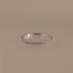 Eternity Pink Tourmaline Ring