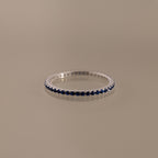 Eternity Blue Zircon Ring