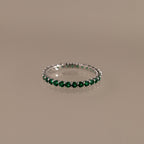 Eternity Tennis Emerald Ring