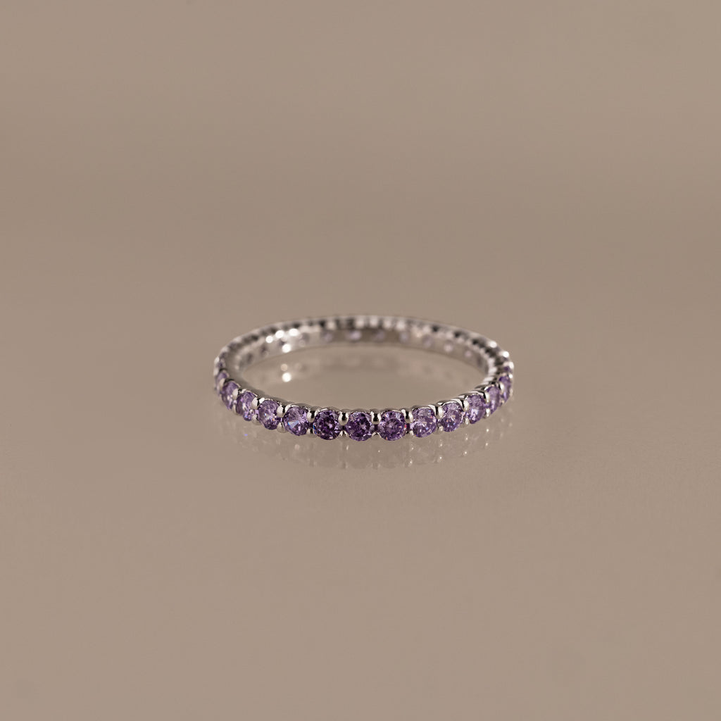 Eternity Tennis Alexandrite Ring