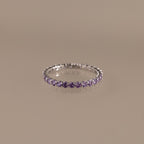Eternity Tennis Alexandrite Ring