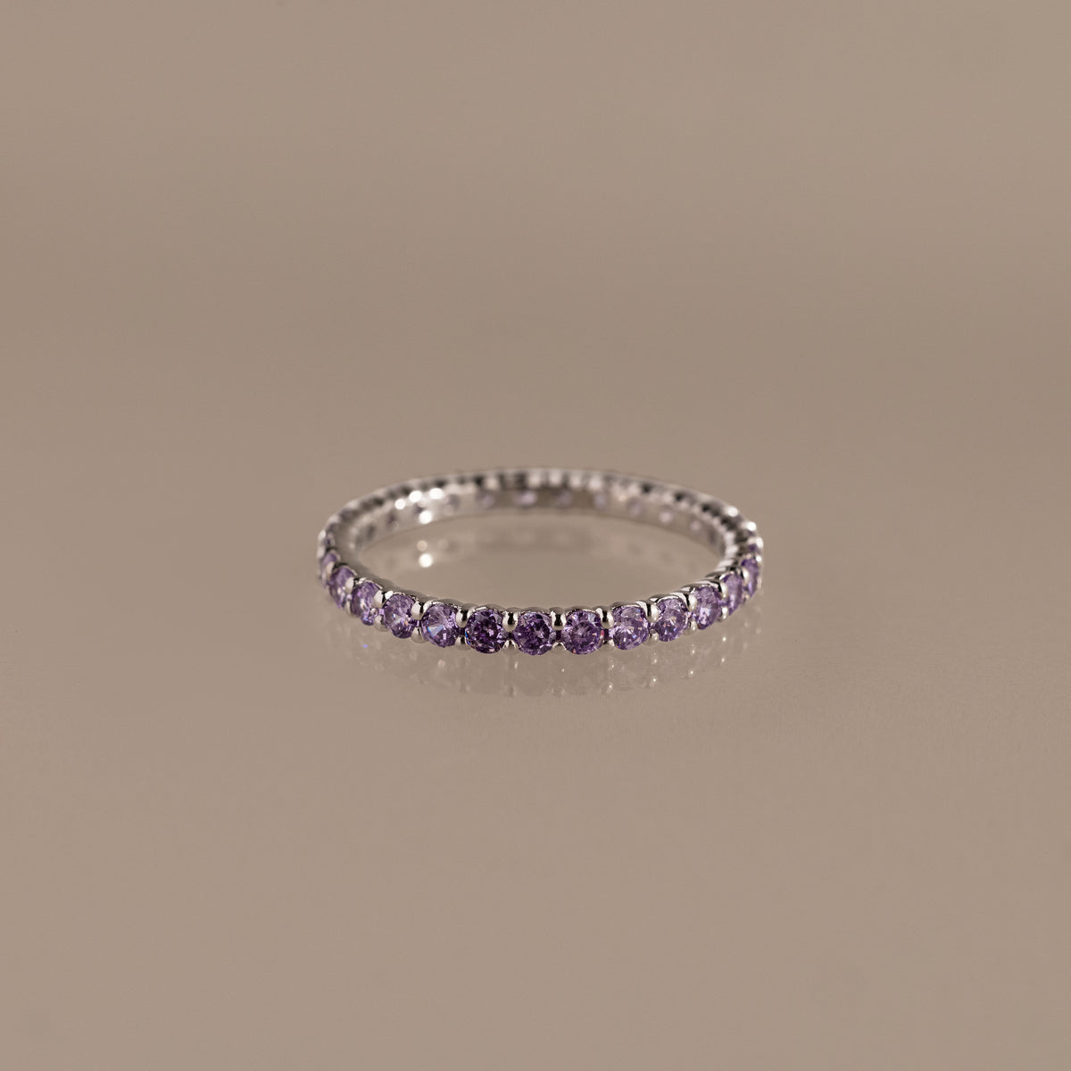 Eternity Tennis Alexandrite Ring
