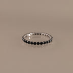 Eternity Tennis Onyx Ring