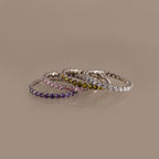Eternity Tennis Amethyst Ring