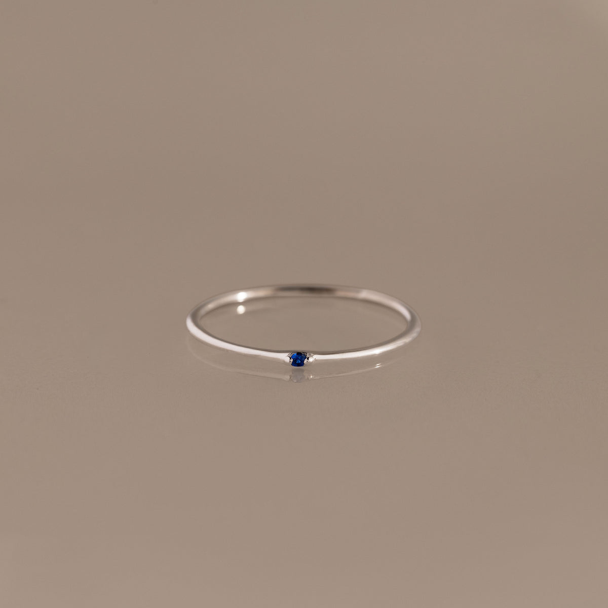 Thin Mini Sapphire Ring