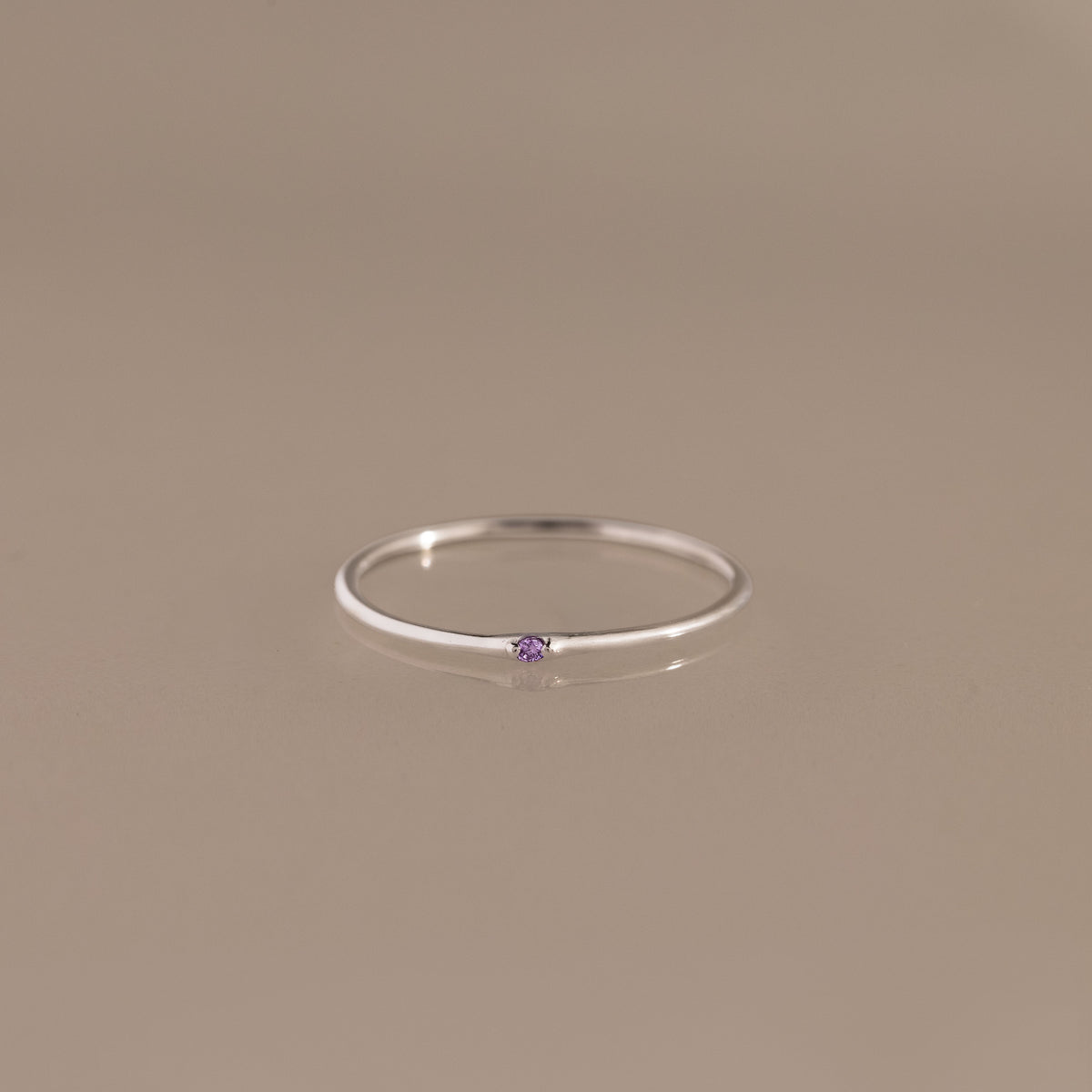 Thin Mini Alexandrite Ring