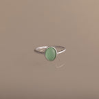Jade Oval Ring