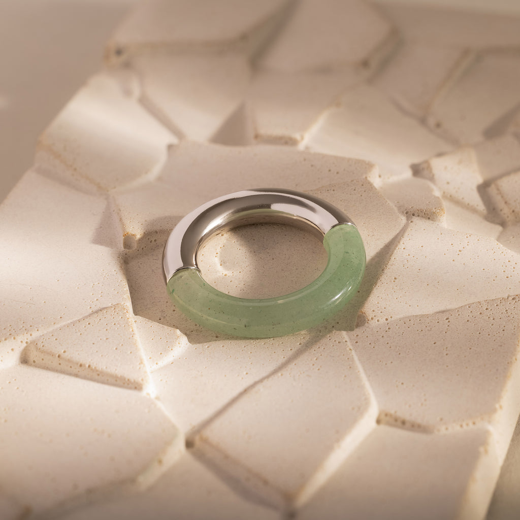 Bague Demi-Jade