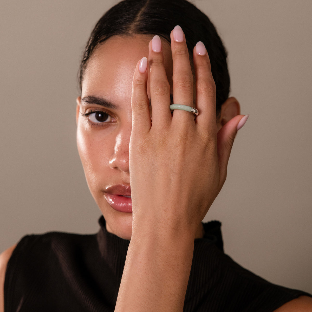 Bague Demi-Jade