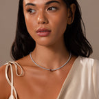 Boucles d'oreilles créoles en jade en or 18 carats