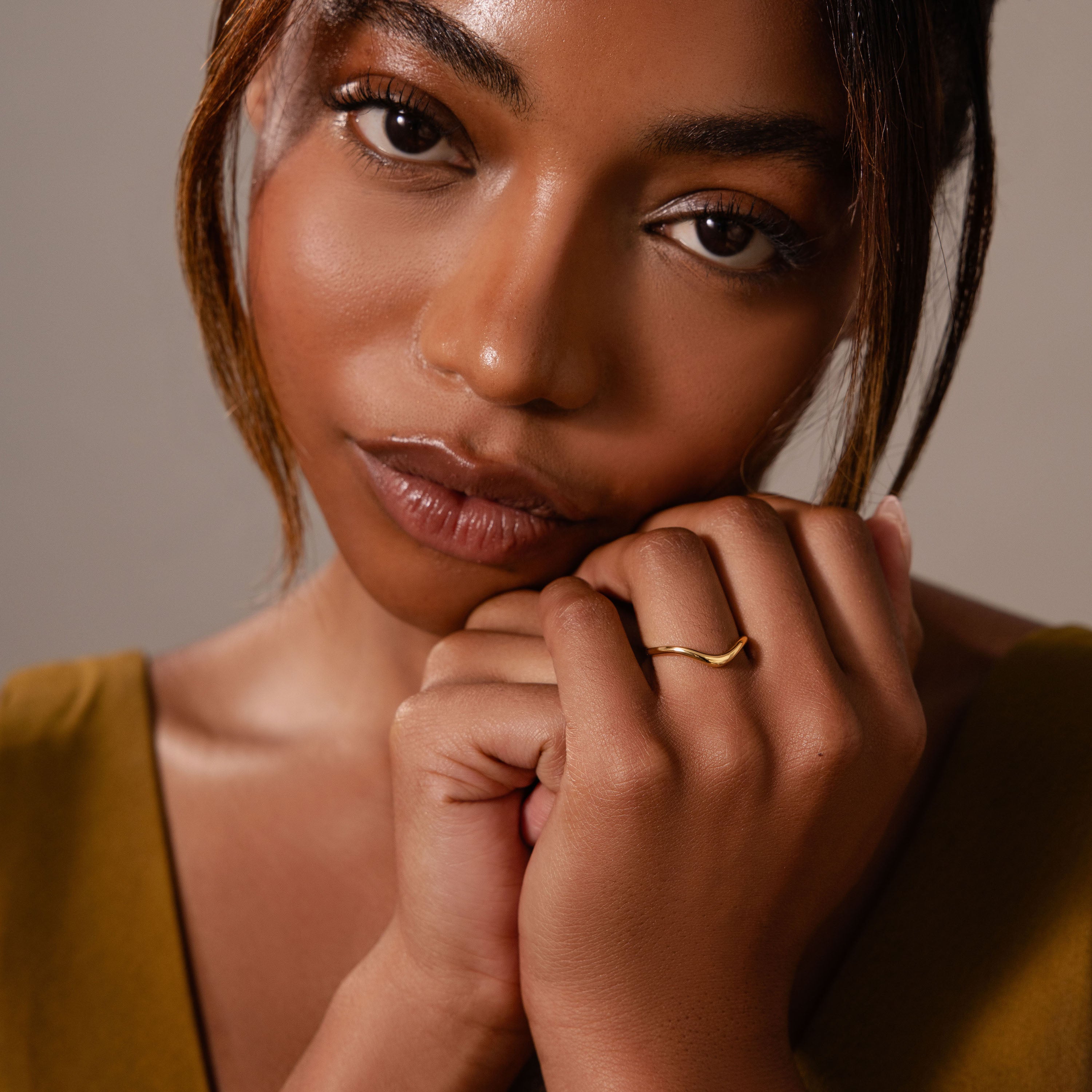 Wave Contour Ring
