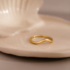 Wave Contour Ring