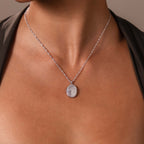 Floral Locket Necklace