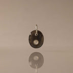 Moonstone Labradorite Charm in Silver
