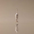 Swimmer Fish Charm in Silver