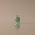 Jade Bellflower Charm in Silver