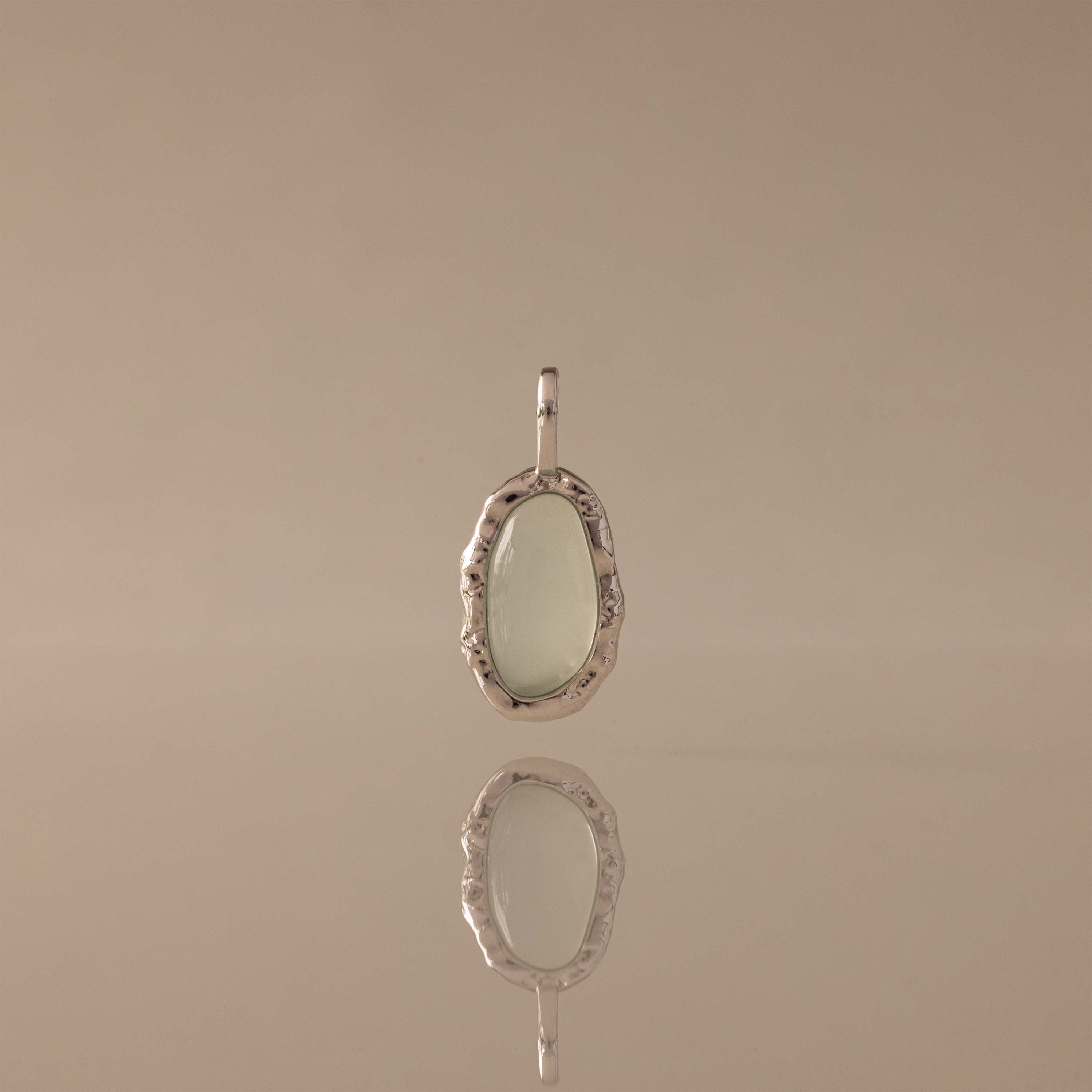 Aura Seafoam Charm in Silver