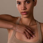 Flower Child Necklace & Bracelet Set in Silver