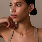 Pearl Cascade Jewelry Set in 18K Gold