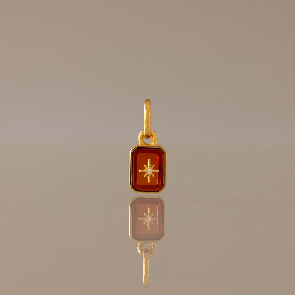 North Star Birthstone Charm