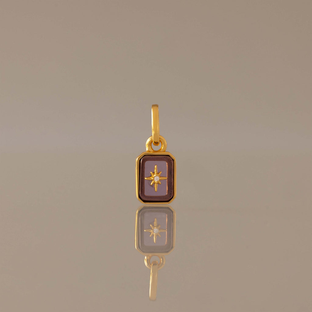 North Star Amethyst Charm