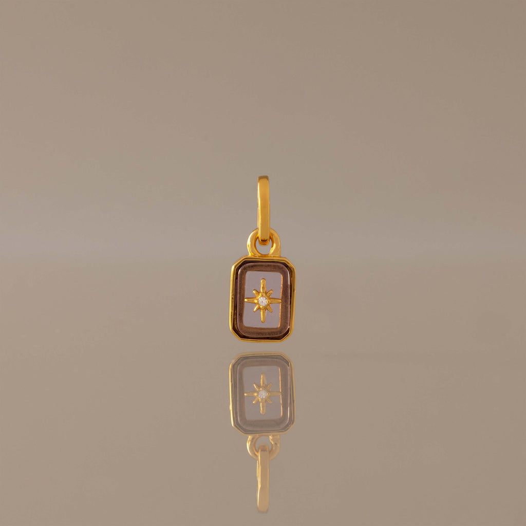 North Star Birthstone Charm