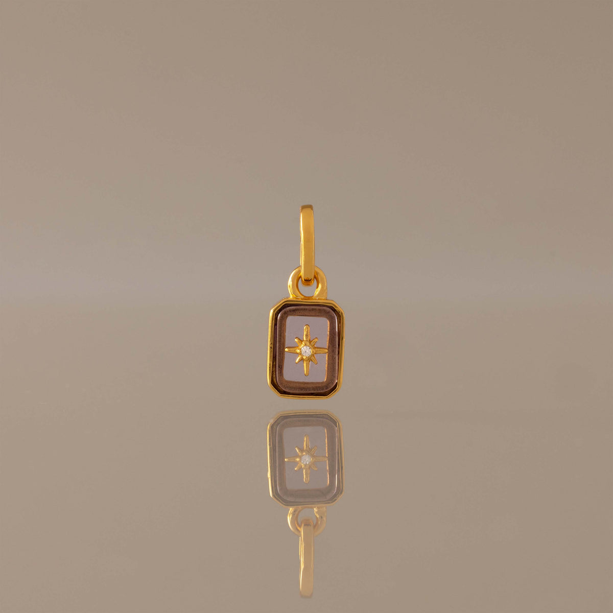 North Star Birthstone Charm