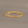Mixed Diamond Sprinkle Bangle in 18K Gold