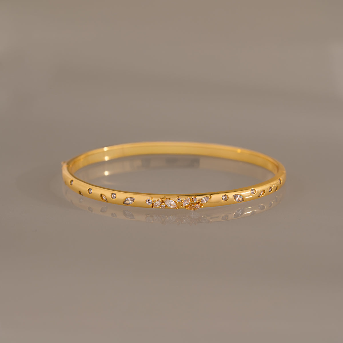 Mixed Diamond Sprinkle Bangle