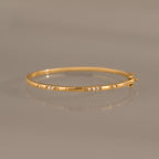 Love Morse Code Diamond Bangle