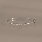 Love Morse Code Diamond Bangle