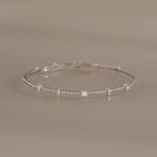 Diamond Baguette Tennis Bangle