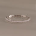 Sparkle Diamond Bangle in Silver