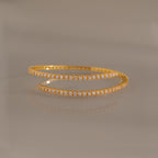 Diamond Tennis Wrap Bangle