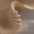 Pearl Diamond Ear Cuffs