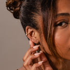 Pearl Diamond Ear Cuffs in 18K Gold