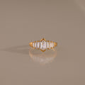 Saturn Art Deco Diamond Ring