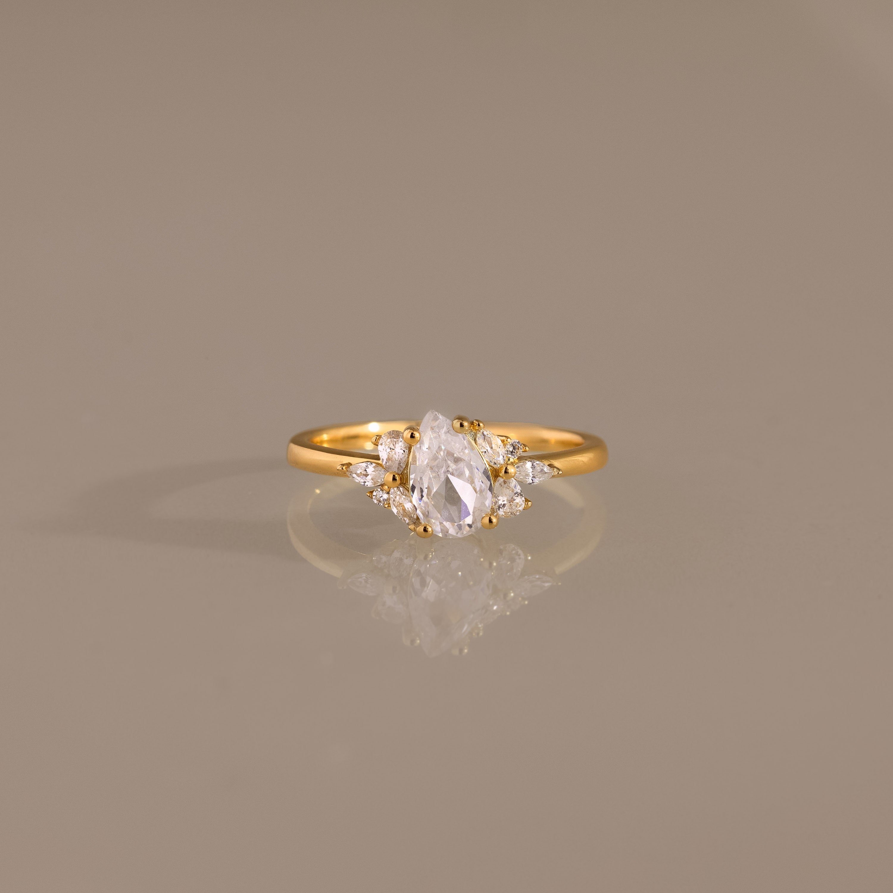 Diamond Petal Ring