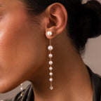 Waterfall Pearl Earrings