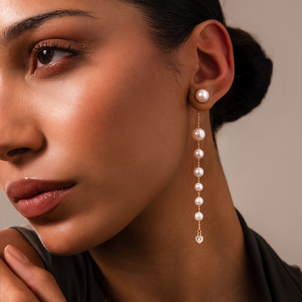 Waterfall Pearl Earrings