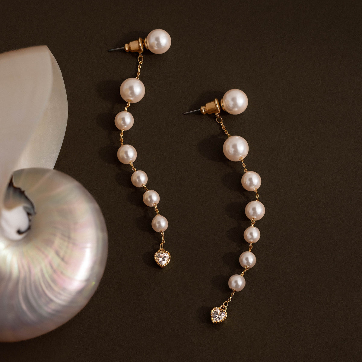 Waterfall Pearl Earrings