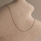 Satellite Cable Necklace in Silver