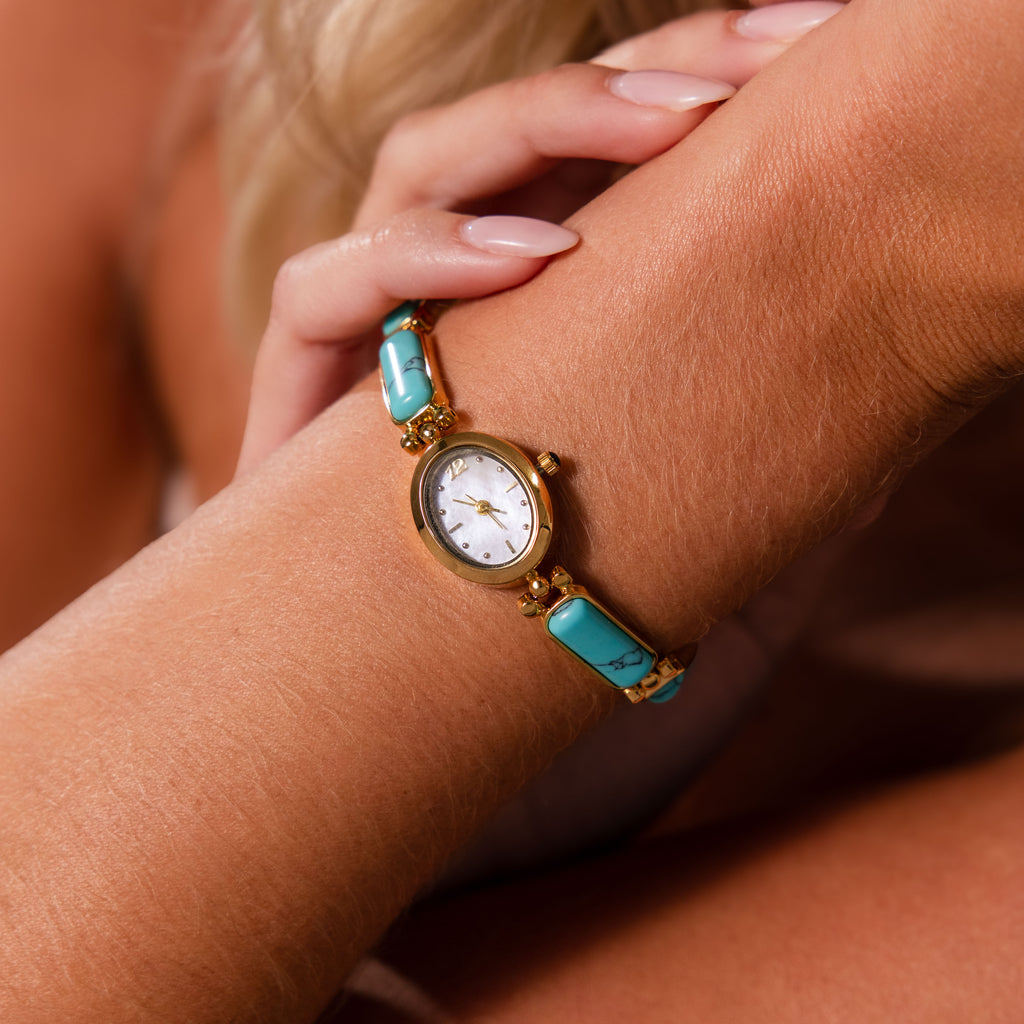 Turquoise Band Timepiece